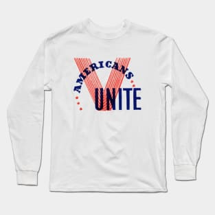 WWII Americans Unite Long Sleeve T-Shirt